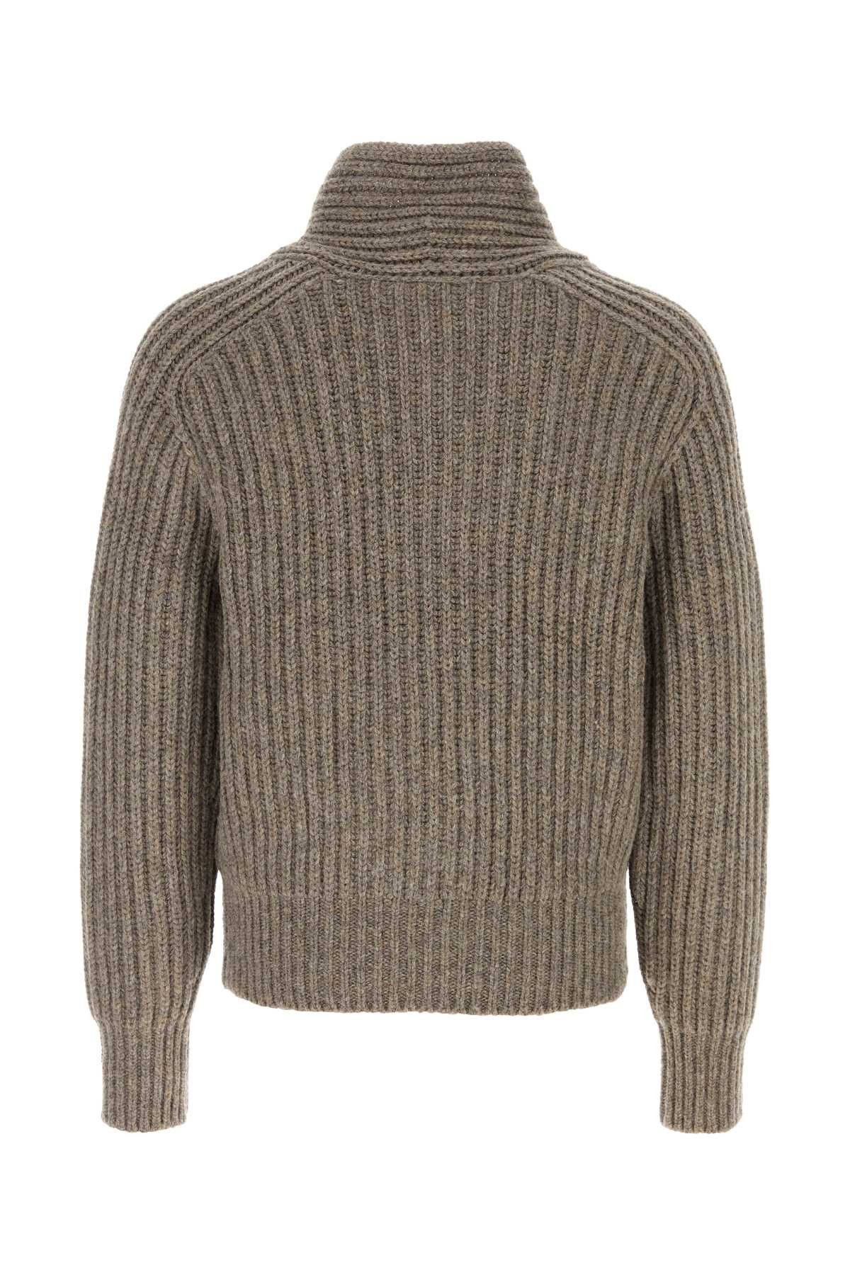 Burberry Dove Grey Wool Sweater Size US M / EU 48-50 / 2 - 2 Thumbnail