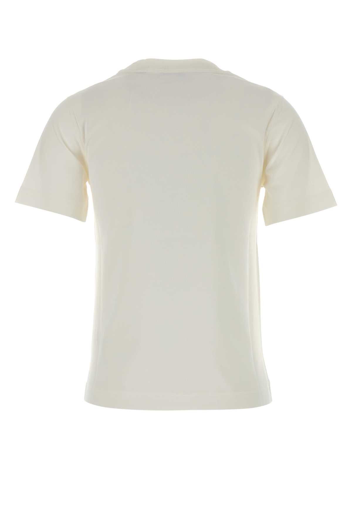 Burberry White Cotton T-Shirt Size XS / US 0-2 / IT 36-38 - 2 Thumbnail