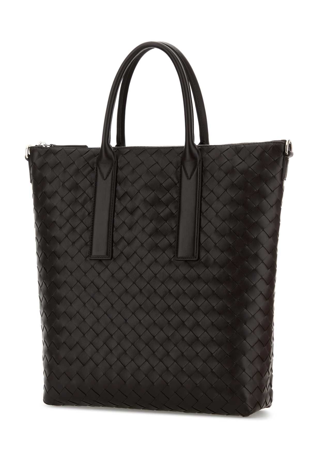 Bottega Veneta Dark Brown Leather North-South Shopping Bag Size ONE SIZE - 2 Thumbnail
