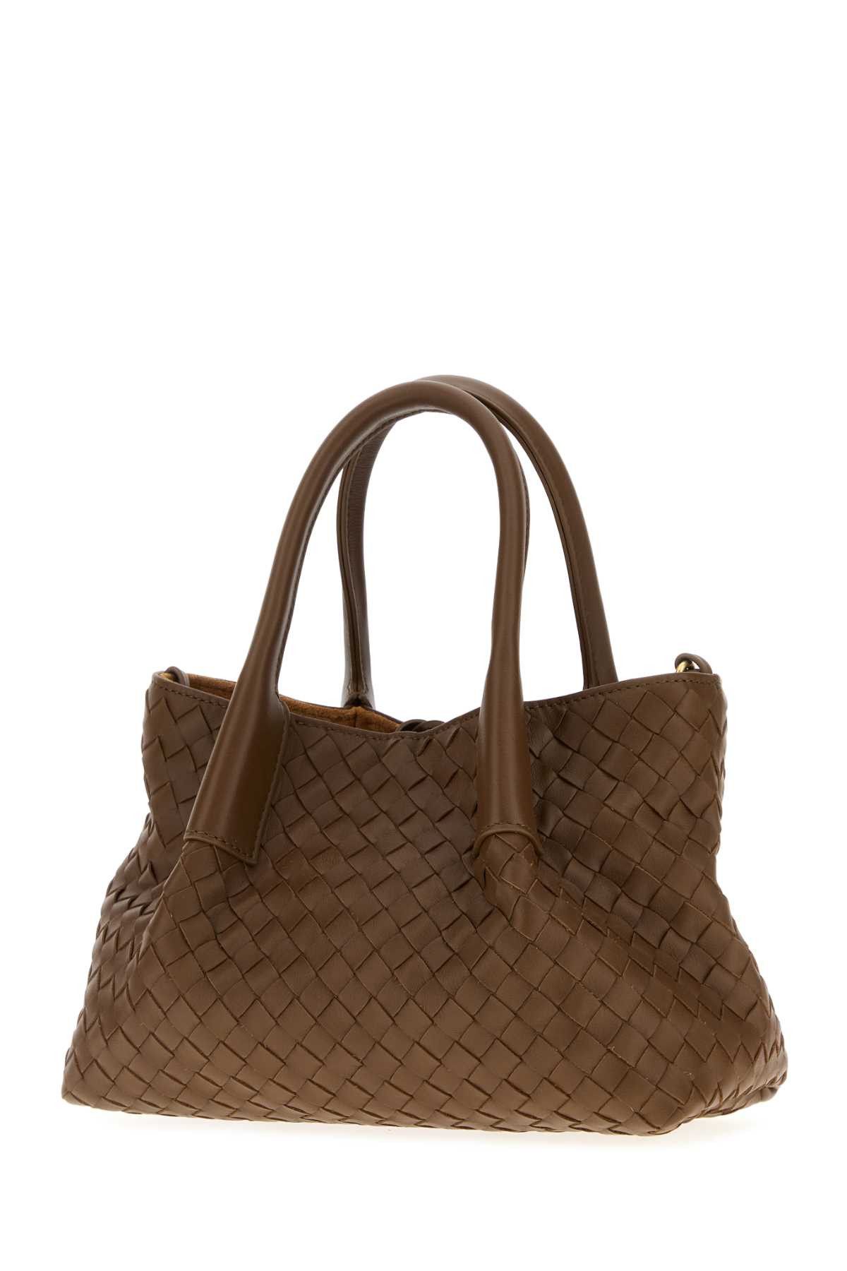 Bottega Veneta Brown Leather Small Pinacoteca Shopping Bag Size ONE SIZE - 2 Thumbnail