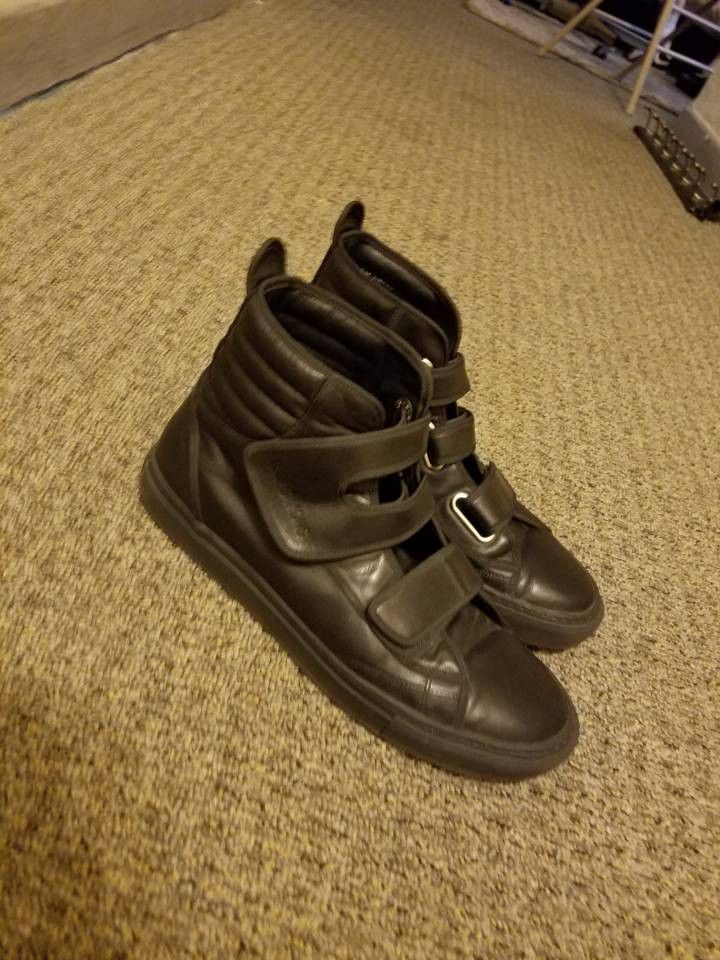Black Raf Simon s Velcro Sneakers Footwear