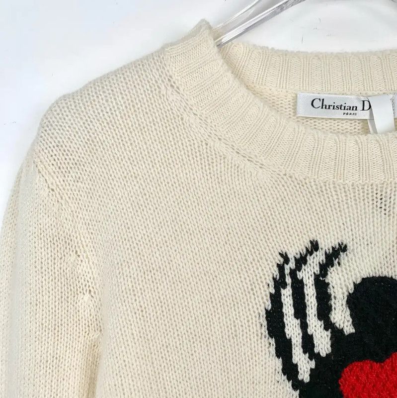 Dior Dior Beige Cashmere Pullover Sweater 0089 Size XS / US 0-2 / IT 36-38 - 3 Thumbnail
