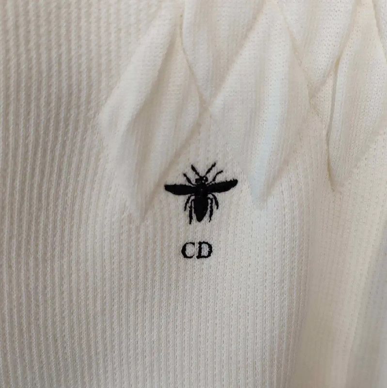 Dior Dior White Cotton Pullover Sweater for Women 0089 Size S / US 4 / IT 40 - 5 Thumbnail