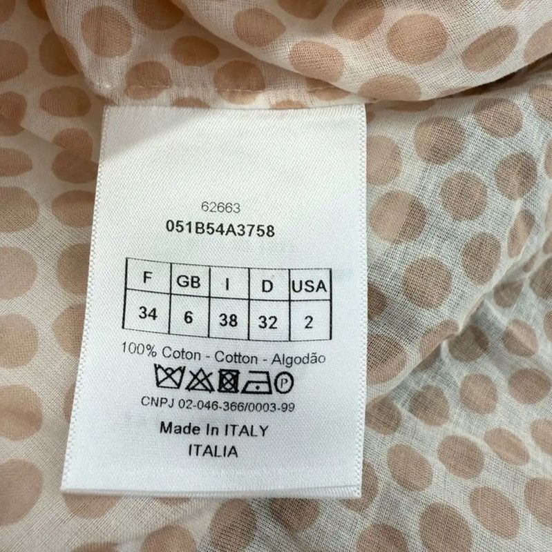 Dior Dior Pink Cotton XS Women's Shirt 0089 Size XS / US 0-2 / IT 36-38 - 3 Thumbnail