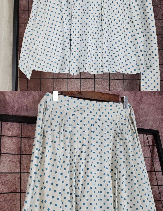 Dior Dior Pleated Dot Skirt for Women, Size L 0089 Size 30" / US 8 / IT 44 - 5 Thumbnail