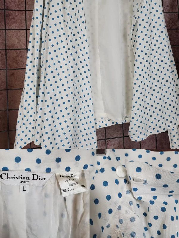 Dior Dior Pleated Dot Skirt for Women, Size L 0089 Size 30" / US 8 / IT 44 - 6 Thumbnail