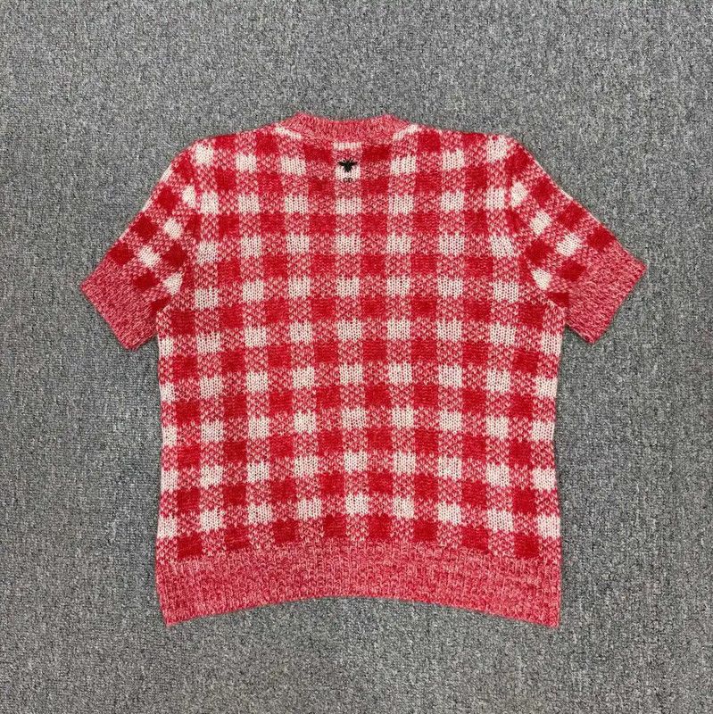 Dior Dior Red Wool Knitted Pullover Sweater 0089 Size S / US 4 / IT 40 - 2 Thumbnail
