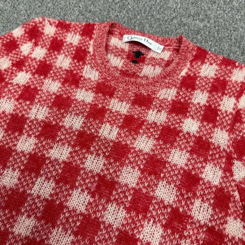 Dior Dior Red Wool Knitted Pullover Sweater 0089 Size S / US 4 / IT 40 - 3 Thumbnail
