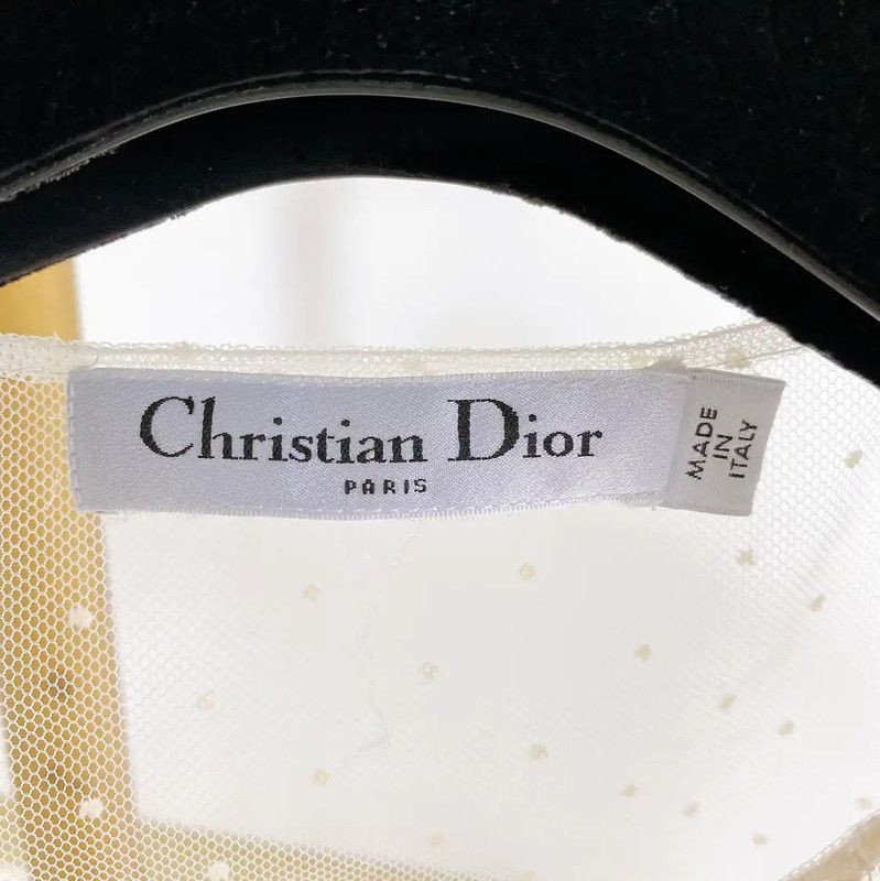 Dior Dior Summer White Long Sleeve Shirt 0089 Size S / US 4 / IT 40 - 6 Thumbnail