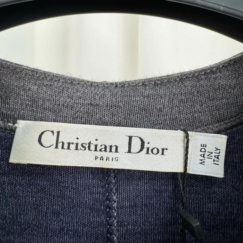 Dior Dior Gray Wool Blend Logo Dress 0089 Size XS / US 0-2 / IT 36-38 - 6 Thumbnail
