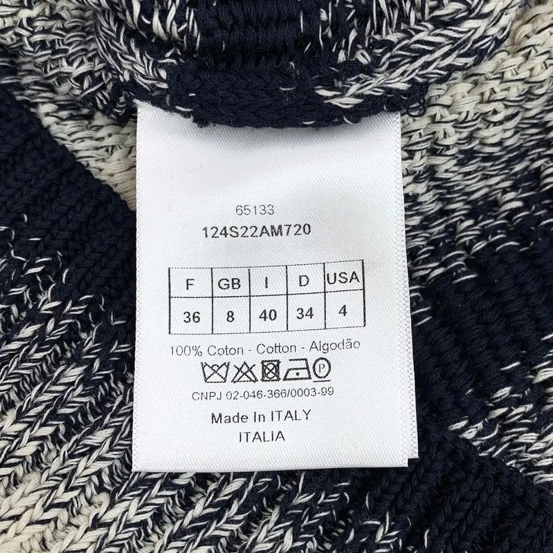 Dior Dior Color Block Cotton Women's Sweater 0089 Size XS / US 0-2 / IT 36-38 - 6 Thumbnail