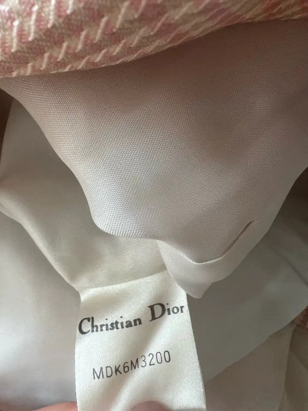 Dior Dior Pink Cotton Women's Jacket 0089 Size L / US 10 / IT 46 - 3 Thumbnail