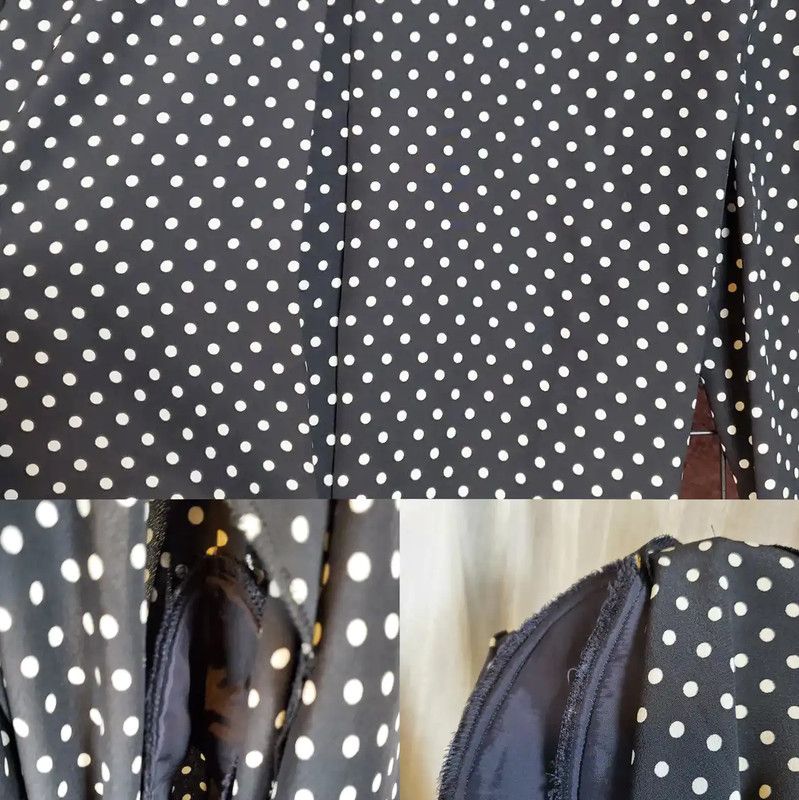 Dior Dior Black Polka Dot Long Sleeve Blouse 0089 Size M / US 6-8 / IT 42-44 - 10 Thumbnail