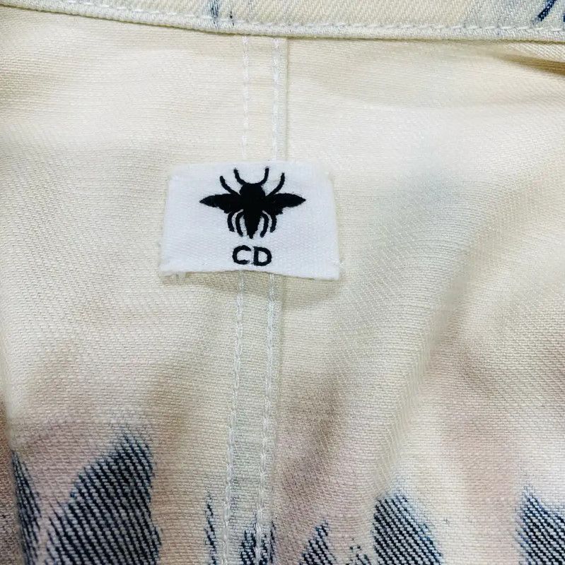 Dior Dior White Cotton Women's Jacket 0089 Size S / US 4 / IT 40 - 3 Thumbnail
