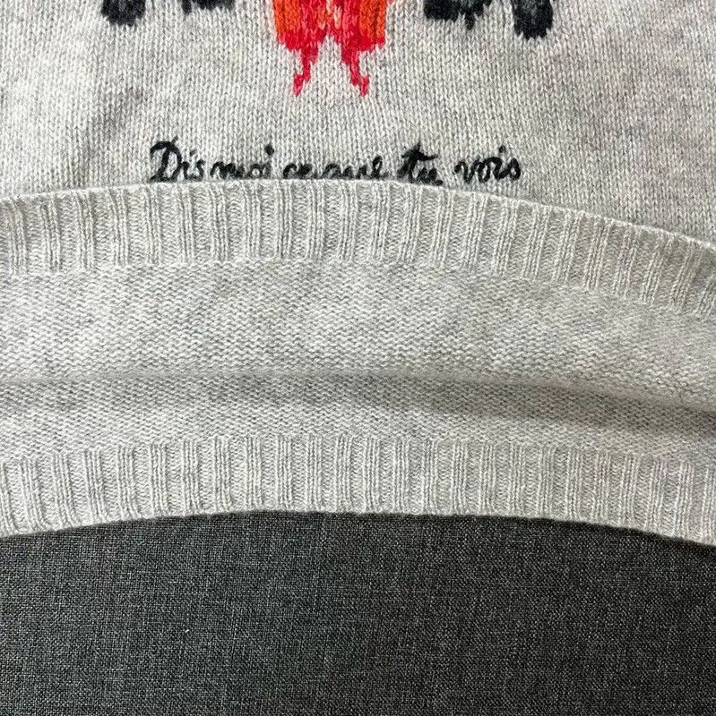 Dior Dior Gray Cashmere Pullover Sweater 0089 Size S / US 4 / IT 40 - 3 Thumbnail