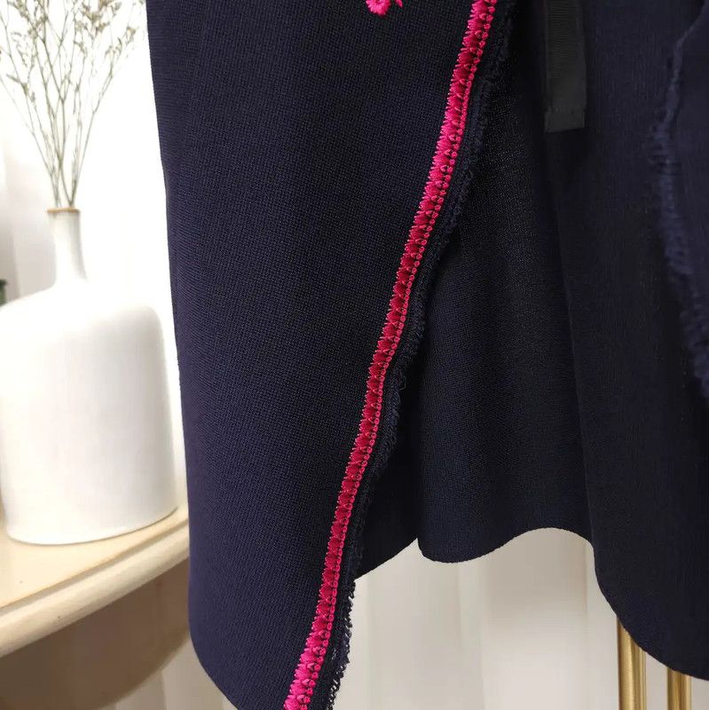 Dior Dior Embroidered Cotton Short Sleeve Pullover 0089 Size L / US 10 / IT 46 - 3 Thumbnail