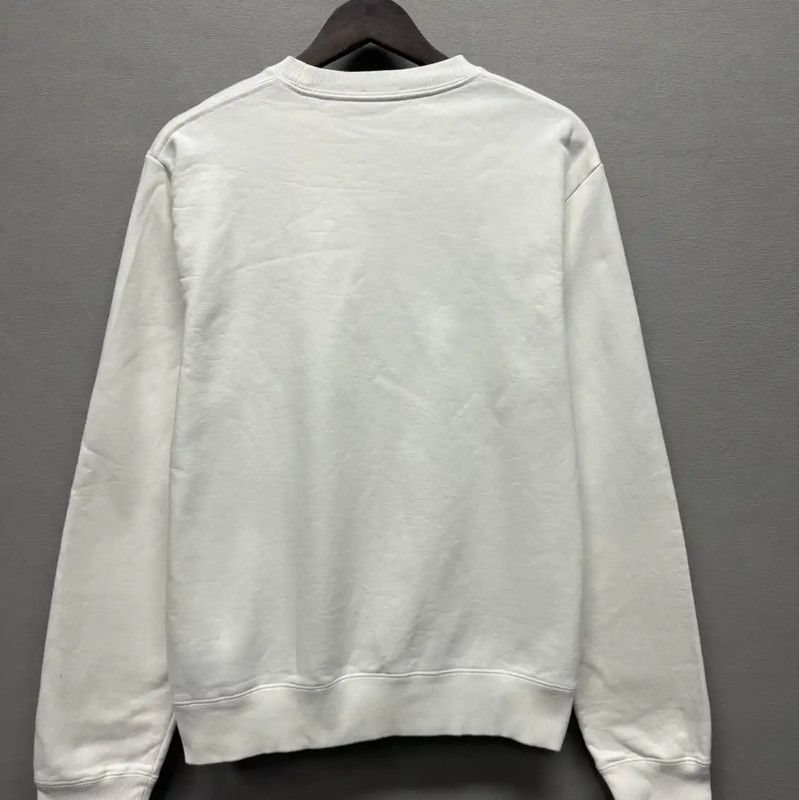 Dior Dior White Women's Sweatshirt with Floral Design 0089 Size L / US 10 / IT 46 - 2 Thumbnail