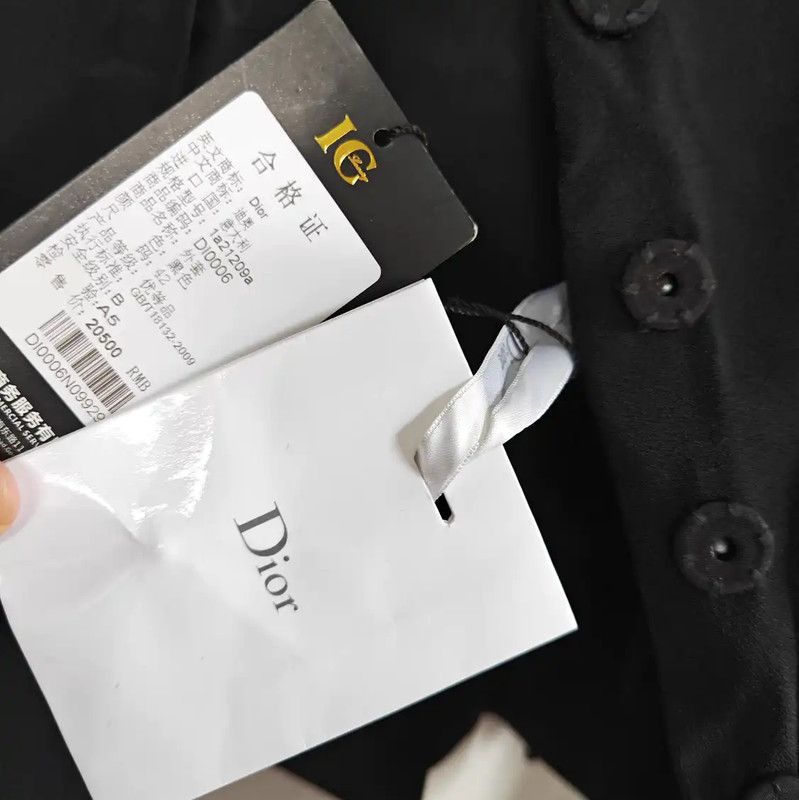 Dior Dior Black Silk Short Coat for Women 0089 Size M / US 6-8 / IT 42-44 - 4 Thumbnail