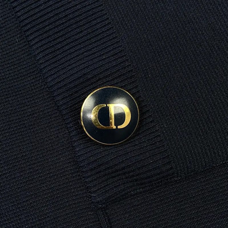 Dior Dior Women's Deep Blue Wool Shorts 0089 Size 22" - 3 Thumbnail