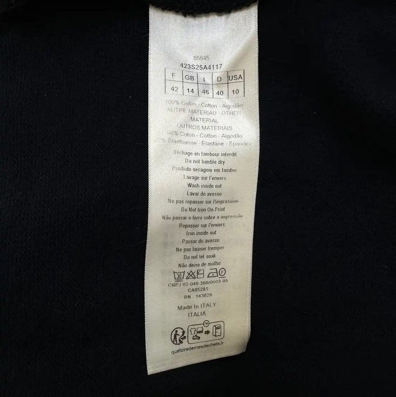 Dior Dior Short Sleeve Cotton Hoodie 0089 Size L / US 10 / IT 46 - 6 Thumbnail