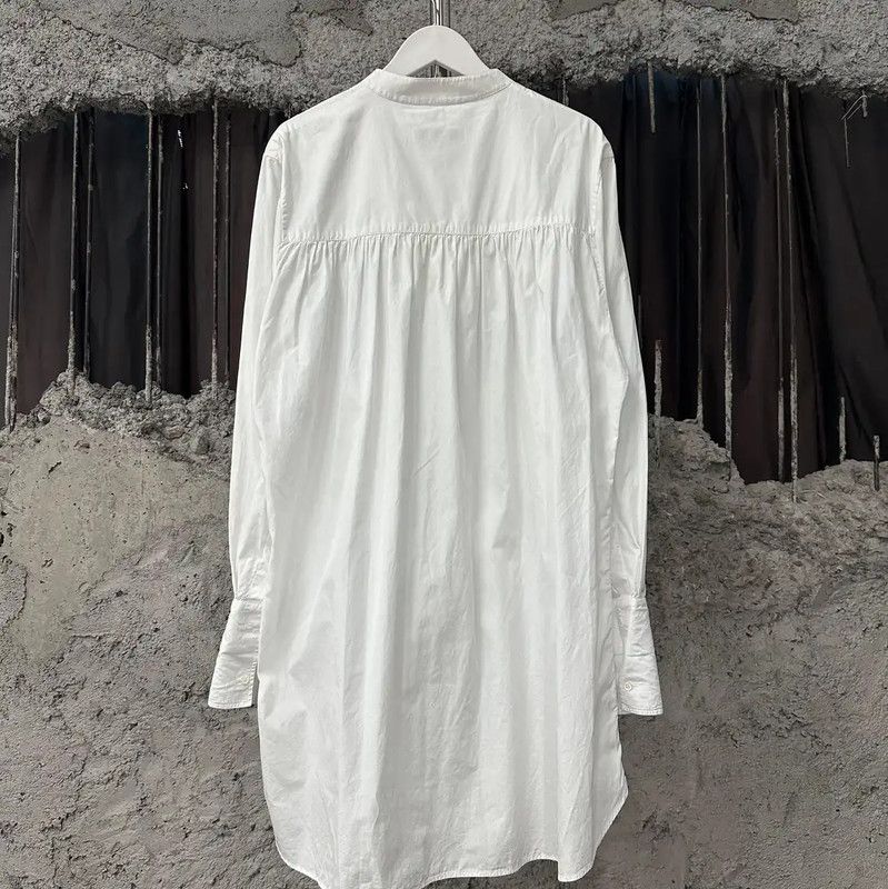 Dior Dior White Cotton Long Sleeve Dress 0089 Size M / US 6-8 / IT 42-44 - 2 Thumbnail