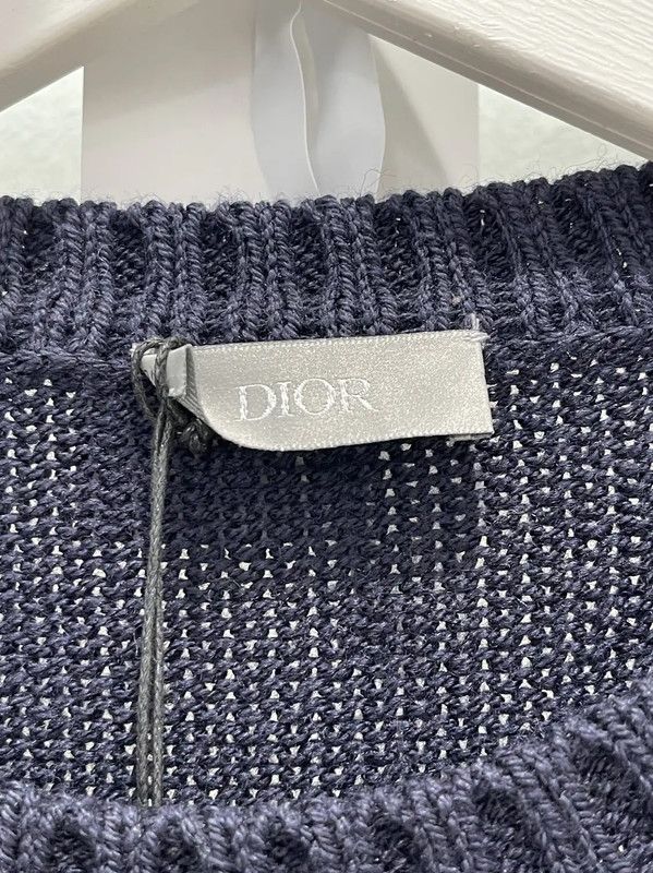 Dior Dior Women's Winter Blue Wool Sweater 0089 Size XS / US 0-2 / IT 36-38 - 5 Thumbnail