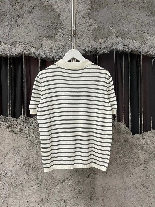 Dior Dior J'adior Striped Cotton T-Shirt for Women 0089 Size ONE SIZE - 2 Thumbnail