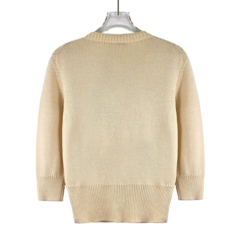 Dior Dior Beige Wool Cardigan for Women 0089 Size S / US 4 / IT 40 - 2 Thumbnail
