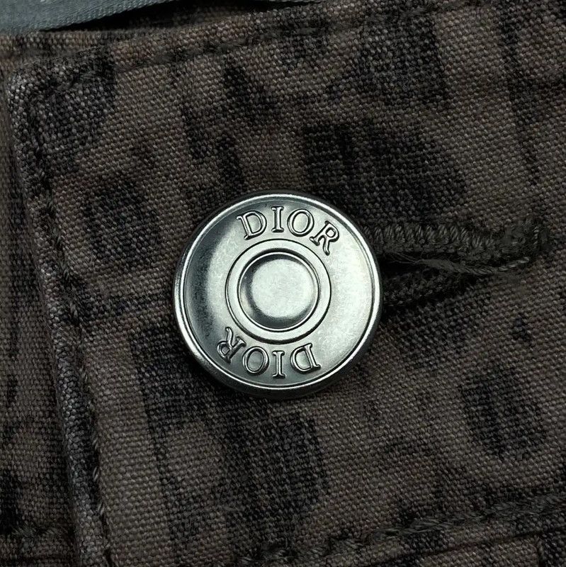 Dior Dior Burgundy Cotton Women's Shorts 0089 Size 22" - 3 Thumbnail