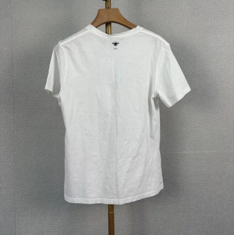 Dior Dior Summer White Cotton T-shirt for Women 0089 Size S / US 4 / IT 40 - 2 Thumbnail