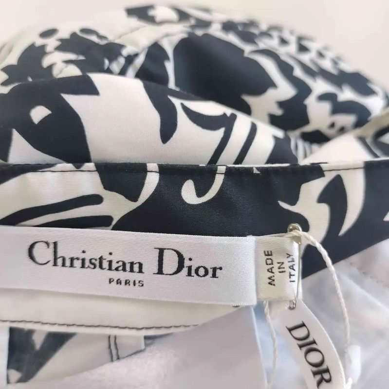 Dior Dior Colorblock Cotton Casual Trousers for Women 0089 Size 22" - 3 Thumbnail