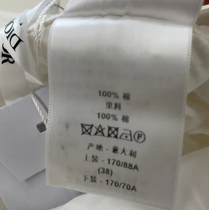 Dior Dior White Cotton Women's Midi Skirt 0089 Size 23" - 5 Thumbnail