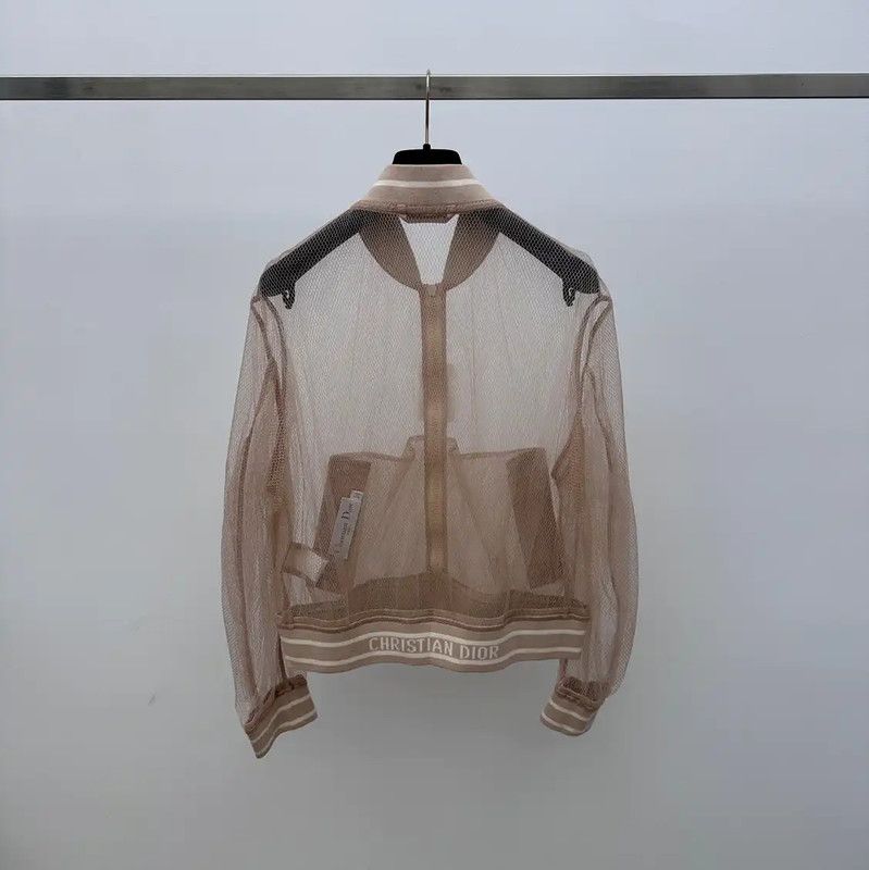 Dior Dior Pink Mesh Ladies Jacket 0089 Size M / US 6-8 / IT 42-44 - 2 Thumbnail