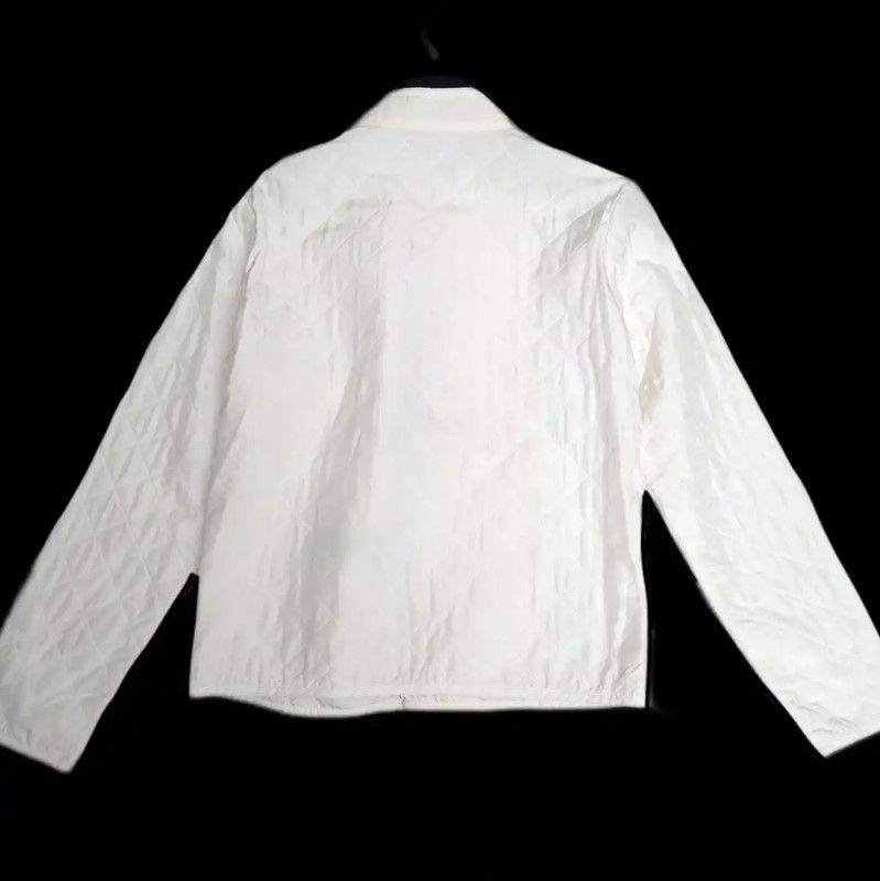 Dior Dior White Silk Checkered Women's Jacket 0089 Size S / US 4 / IT 40 - 2 Thumbnail
