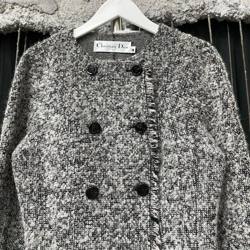 Dior Dior Gray Women's Jacket for Spring and Autumn 0089 Size ONE SIZE - 3 Thumbnail