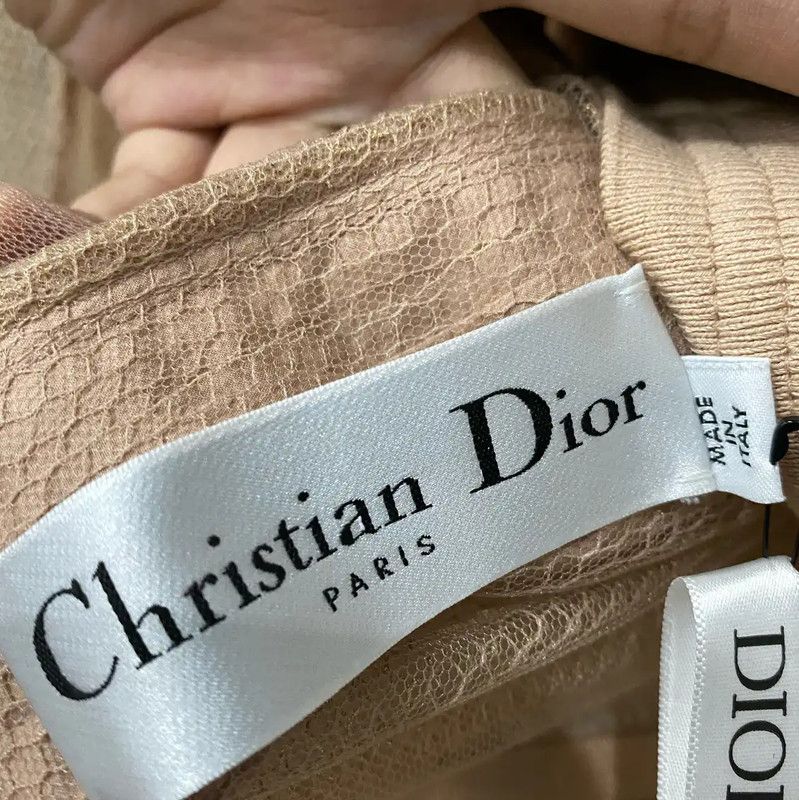 Dior Dior Spring Autumn Sheer Pink Jacket 0089 Size ONE SIZE - 6 Thumbnail