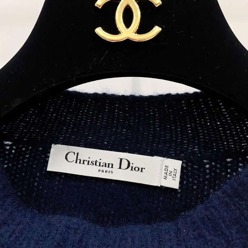 Dior Dior Blue Striped Cashmere Sweater for Women 0089 Size S / US 4 / IT 40 - 3 Thumbnail