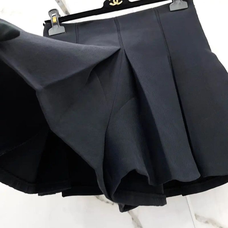 Dior Dior Black Silk Blend Women's Shorts 0089 Size 23" - 6 Thumbnail