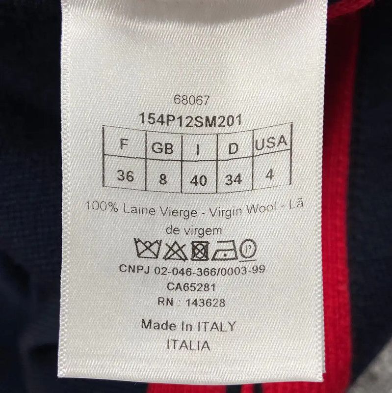 Dior Dior Black Wool Casual Pants XS 0089 Size 22" - 7 Thumbnail