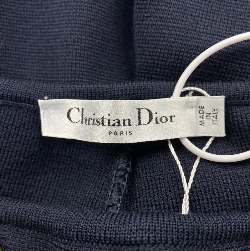 Dior Dior Black Wool Casual Pants XS 0089 Size 22" - 4 Thumbnail