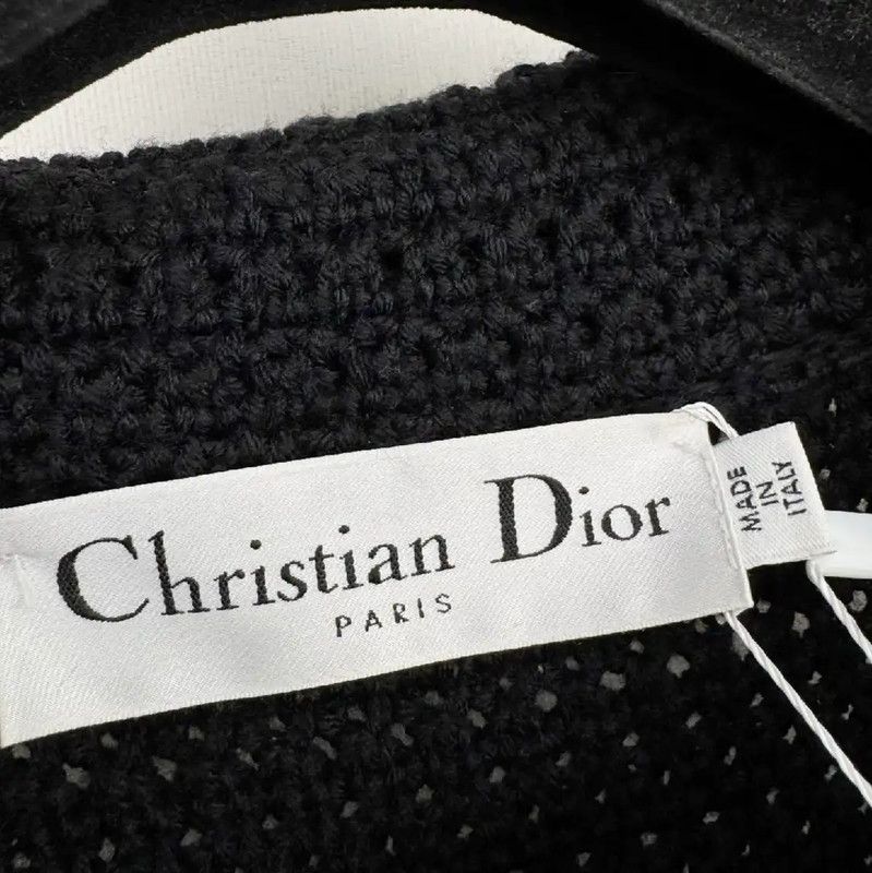 Dior Dior Black Long Sleeve Cardigan for Women 0089 Size S / US 4 / IT 40 - 2 Thumbnail