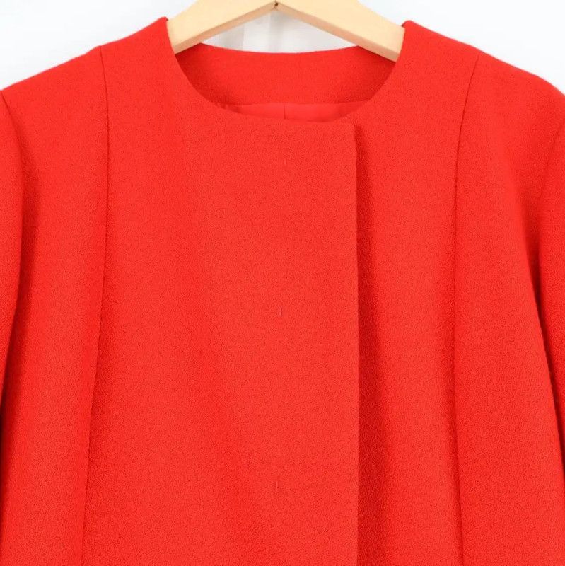 Dior Dior Summer Red Mid-Length Coat 0089 Size XXS / US 00 / IT 34 - 3 Thumbnail