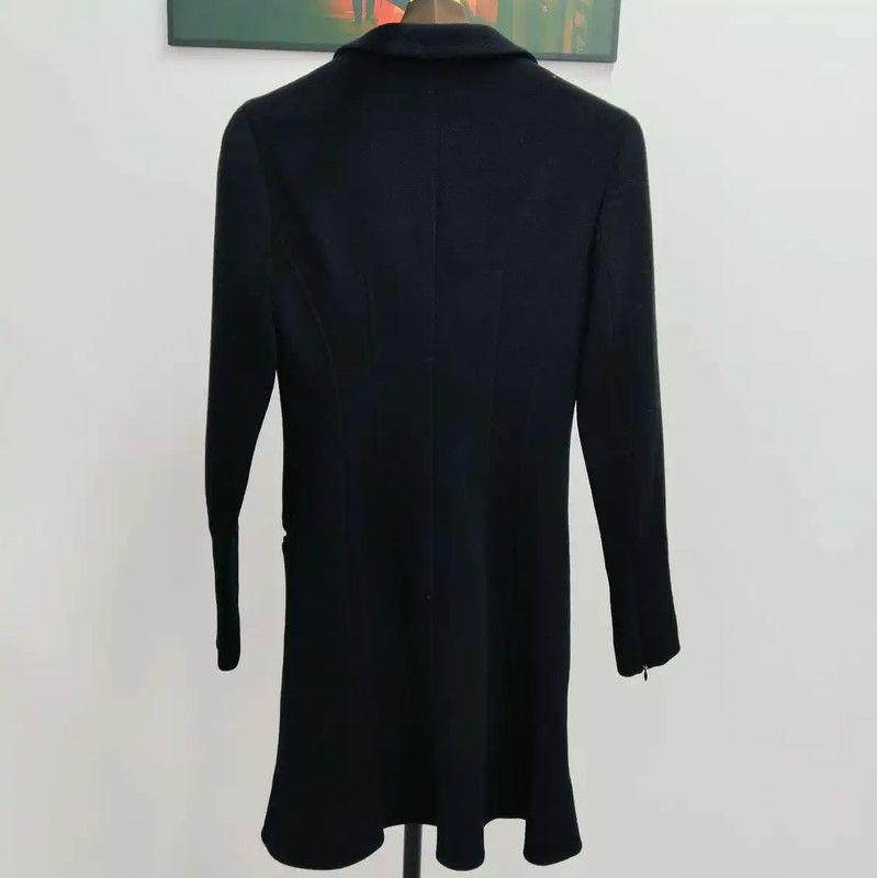 Dior Dior Women's Black Long Coat 0089 Size M / US 6-8 / IT 42-44 - 2 Thumbnail