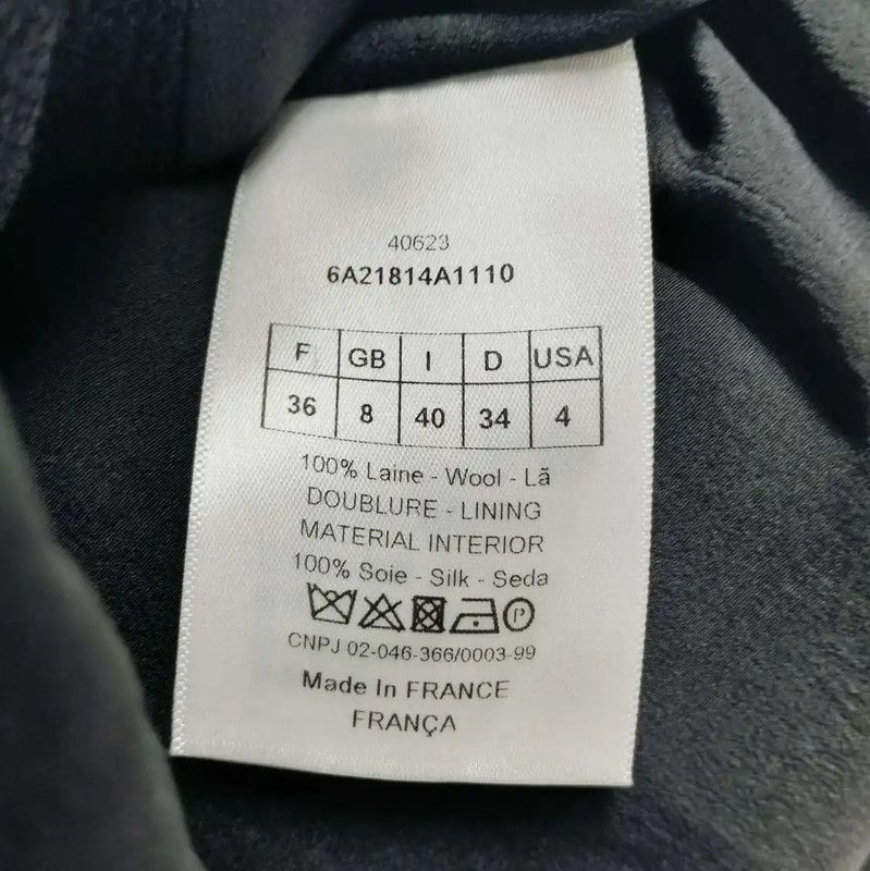 Dior Dior Women's Black Long Coat 0089 Size M / US 6-8 / IT 42-44 - 4 Thumbnail