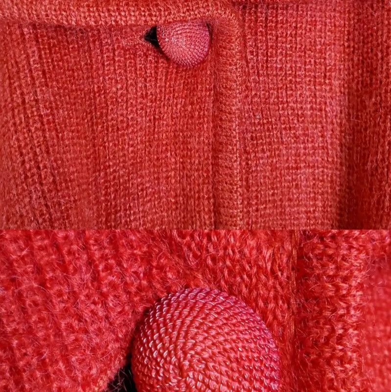 Dior Dior Red Wool Blend Long Sleeve Pullover 0089 Size M / US 6-8 / IT 42-44 - 4 Thumbnail