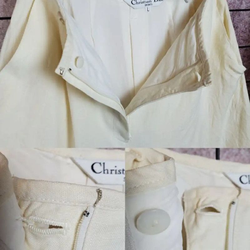 Dior Dior Beige Summer Logo Sleeveless Cardigan 0089 Size M / US 6-8 / IT 42-44 - 9 Thumbnail
