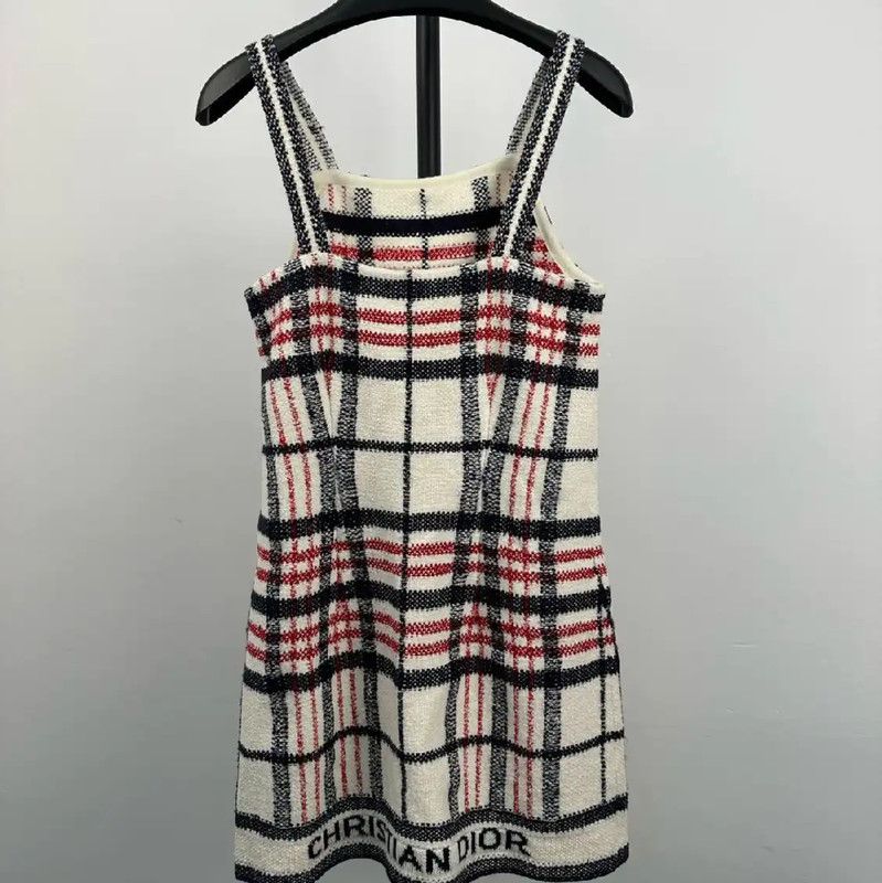 Dior Dior Color Block Cotton Dress for Women 0089 Size M / US 6-8 / IT 42-44 - 2 Thumbnail