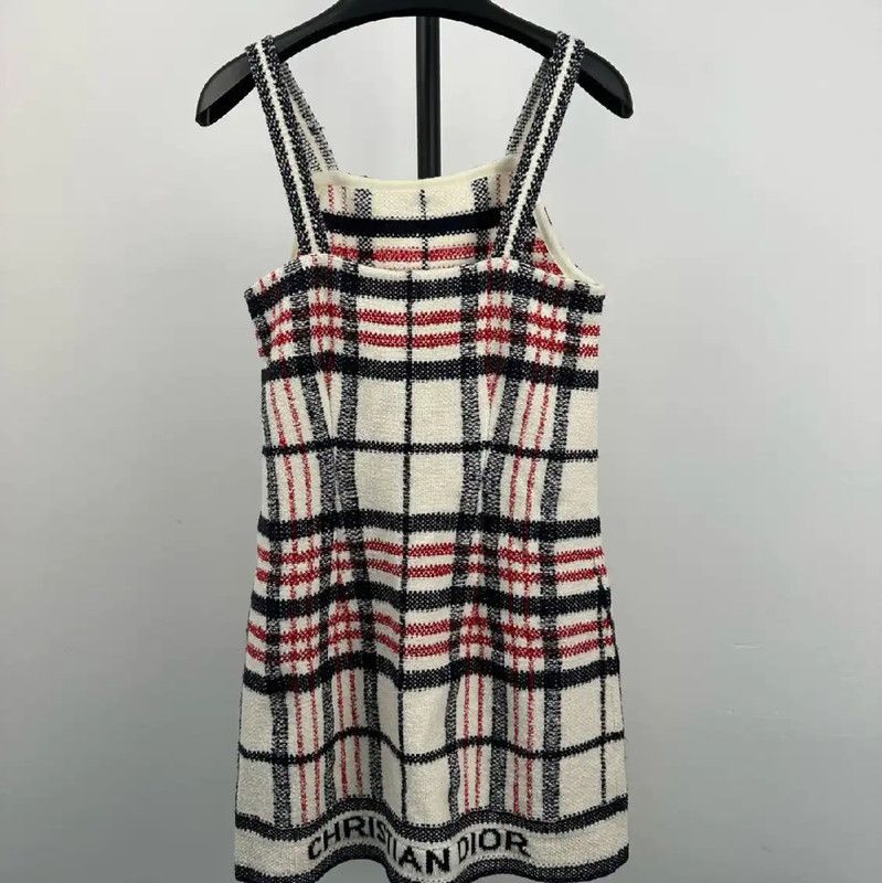 Dior Dior Color Block Cotton Dress in Size L 0089 Size L / US 10 / IT 46 - 2 Thumbnail