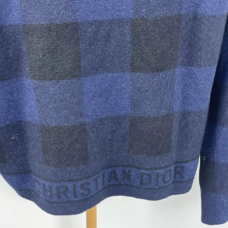 Dior Dior Blue Cashmere Sweater for Women 0089 Size L / US 10 / IT 46 - 3 Thumbnail