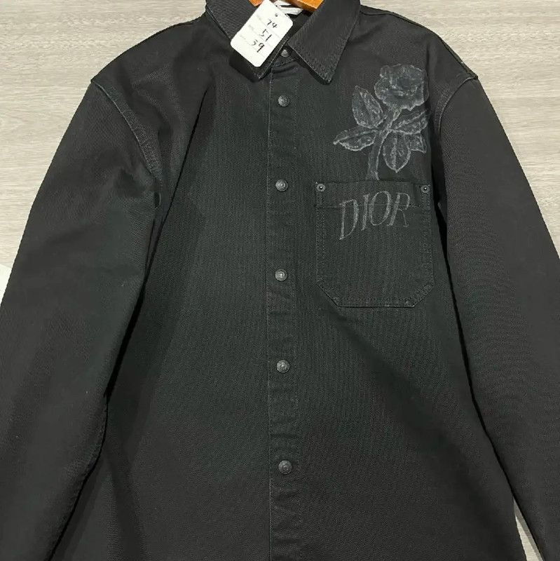 Dior Dior Black Leather Women's Jacket 0089 Size XS / US 0-2 / IT 36-38 - 4 Thumbnail